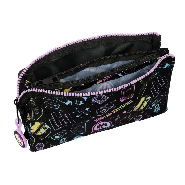 Penālis Monster High Melns 22 x 12 x 3 cm