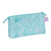 Kolmilokeroinen laukku Frozen Hello spring Vaaleansininen 22 x 12 x 3 cm