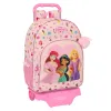 School Rucksack with Wheels Disney Princess Summer adventures Pink 33 x 42 x 14 cm