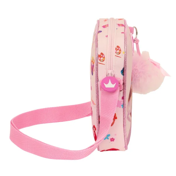 Olkalaukku Disney Princess Summer adventures Pinkki 16 x 18 x 4 cm