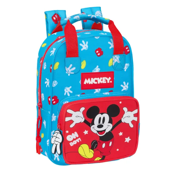 Skolas soma Mickey Mouse Clubhouse Fantastic Zils Sarkans 20 x 28 x 8 cm