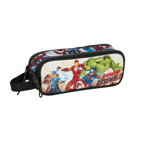 Divkāršs futrālis The Avengers Forever Daudzkrāsains 21 x 8 x 6 cm