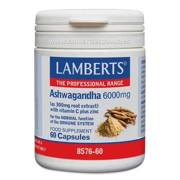 Lamberts Ashwagandha 6000 Mg 60 Cap