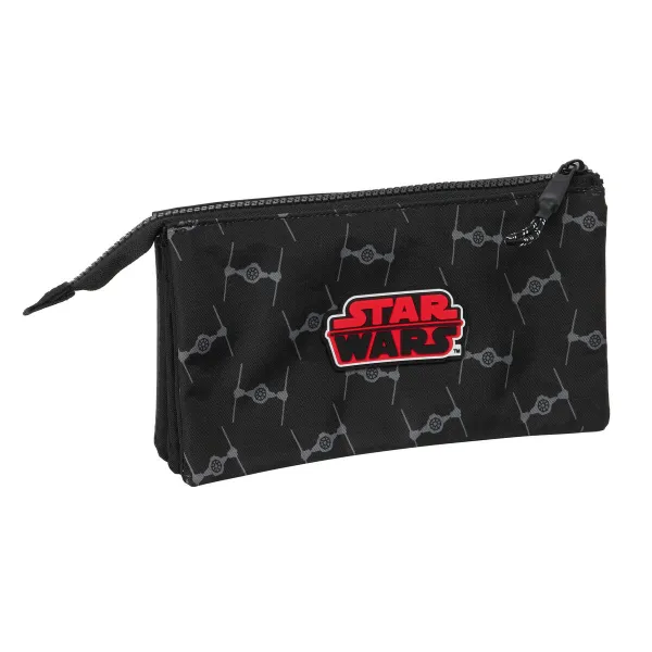 Kaksilokeroinen laukkku Star Wars The fighter Musta 22 x 12 x 3 cm