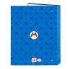 Žiedinis segtuvas Super Mario Play Mėlyna Raudona A4 26.5 x 33 x 4 cm