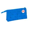 Тройной пенал Super Mario Play Синий Красный 22 x 12 x 3 cm