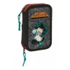 Mokyklinis dėklas My Hero Academia Juoda 12.5 x 19.5 x 4 cm 28 Dalys