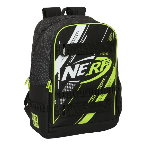 Skolas soma Nerf Get ready Melns 31 x 44 x 17 cm
