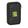 Dvigubo pieštuko dėklas Nerf Get ready Juoda 12.5 x 19.5 x 4 cm (28 Dalys)