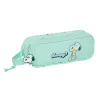 Dvigubas penalas Snoopy Groovy Žalia 21 x 8 x 6 cm