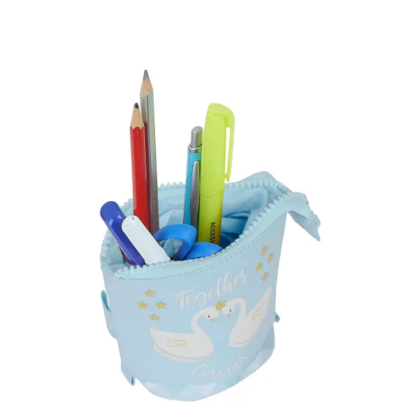 Вертикальный пенал Glow Lab Cisnes Светло Синий 8 x 19 x 6 cm