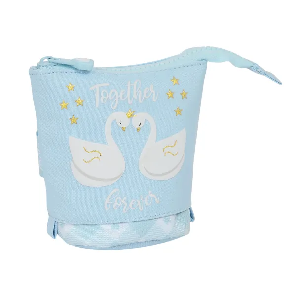 Вертикальный пенал Glow Lab Cisnes Светло Синий 8 x 19 x 6 cm