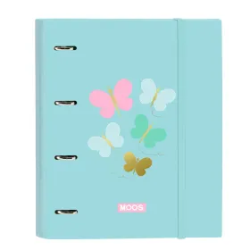Žiedinis segtuvas Moos Butterflies Mėlyna 27 x 32 x 3.5 cm