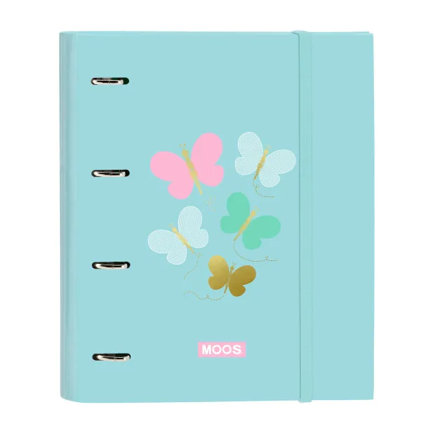 Žiedinis segtuvas Moos Butterflies Mėlyna 27 x 32 x 3.5 cm