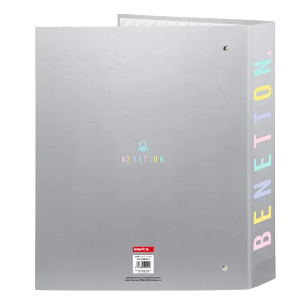 Gredzenveida stiprinājums Benetton Silver Sudrabains A4 27 x 33 x 6 cm