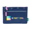 Penālis Benetton Cool Tumši Zils 23 x 16 x 3 cm