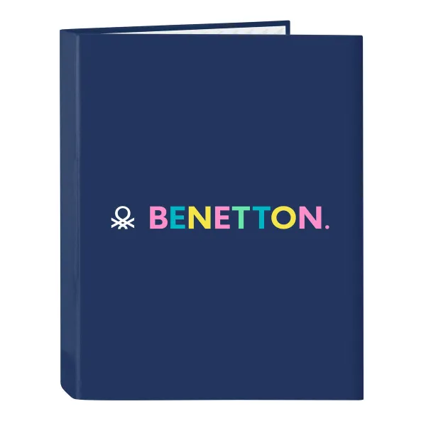 Gredzenveida stiprinājums Benetton Cool Tumši Zils A4 26.5 x 33 x 4 cm
