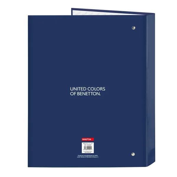 Žiedinis segtuvas Benetton Cool Tamsiai mėlyna A4 26.5 x 33 x 4 cm