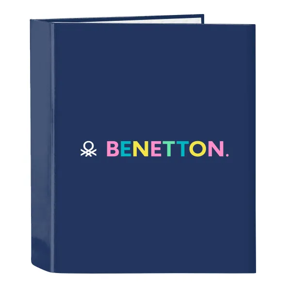 Rengaskansio Benetton Cool Laivastonsininen A4 27 x 33 x 6 cm