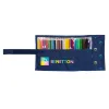 Пенал Benetton Cool Тёмно Синий 7 x 20 x 7 cm Roll-up 27 Предметы