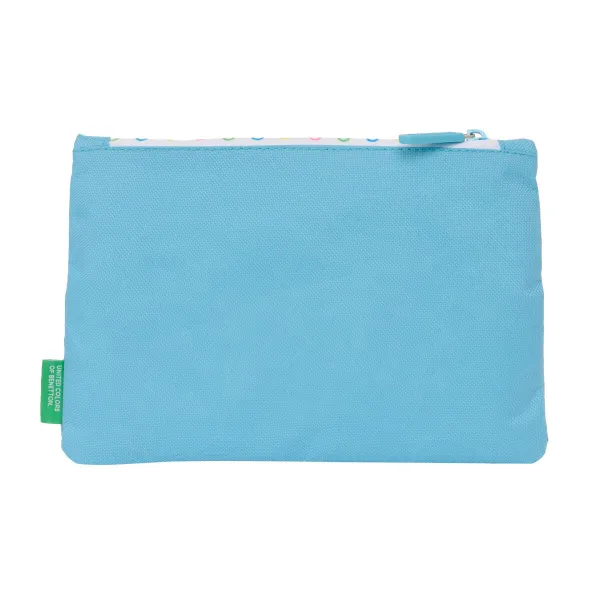 Penālis Benetton Spring Debesu zils 23 x 16 x 3 cm
