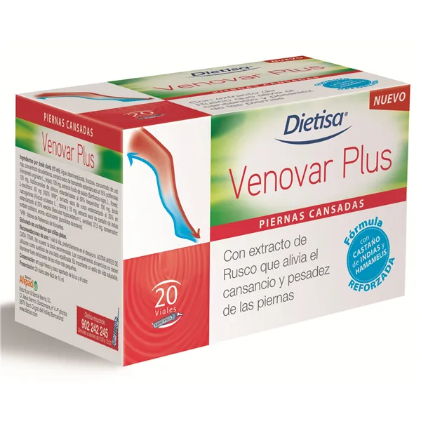 Dietisa Venovar Plus 20 Viales