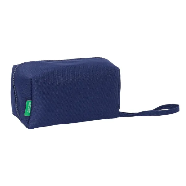 Школьный пенал Benetton Varsity Серый Тёмно Синий 22 x 10 x 10 cm
