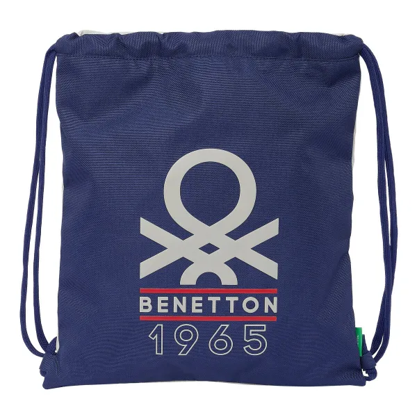 Narureppu Benetton Varsity Harmaa Laivastonsininen 35 x 40 x 1 cm
