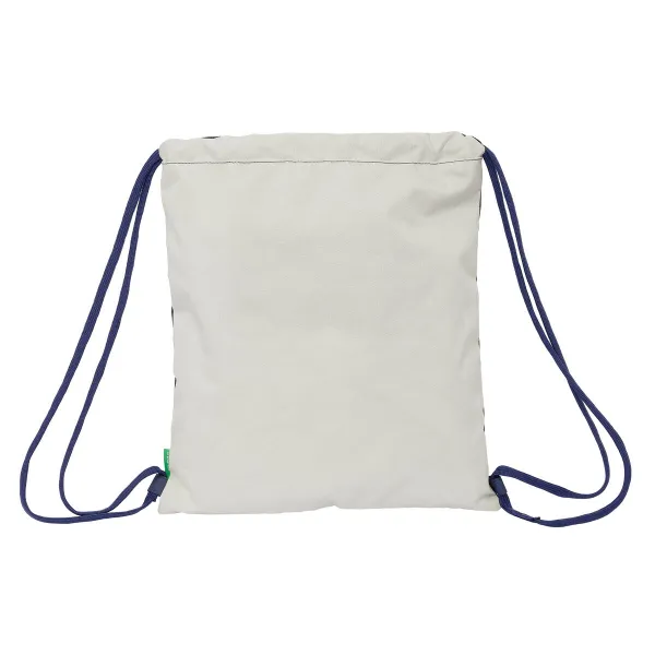 Narureppu Benetton Varsity Harmaa Laivastonsininen 35 x 40 x 1 cm