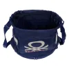 Детский рюкзак-мешок Benetton Varsity Серый Тёмно Синий 35 x 40 x 1 cm