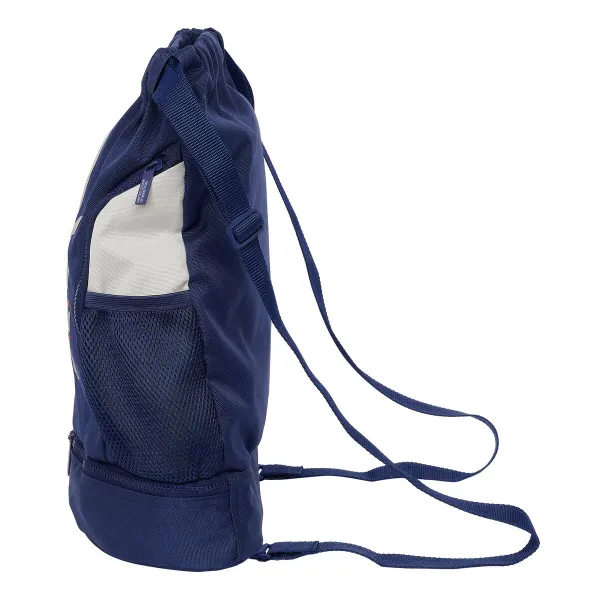 Детска Rаница Чувал Benetton Varsity Pelēks Tumši Zils 35 x 40 x 1 cm