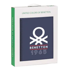 Kontoritarvete Komplekt Benetton Varsity Hall Meresinine 2 Tükid, osad