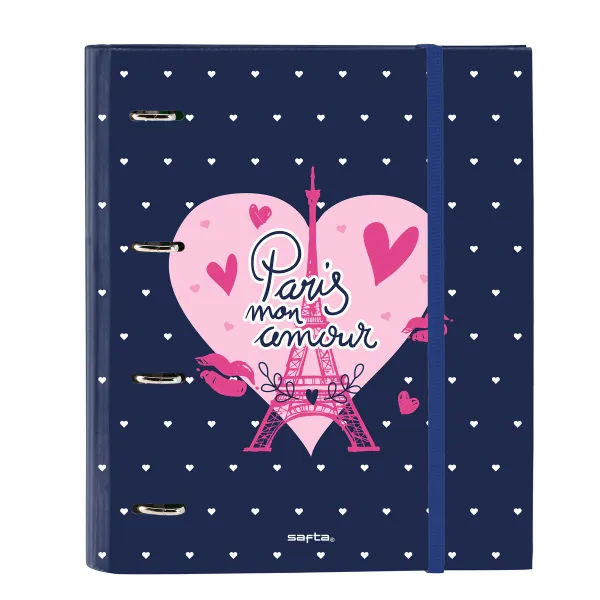 Rengaskansio Safta Paris Pinkki Laivastonsininen 27 x 32 x 3.5 cm