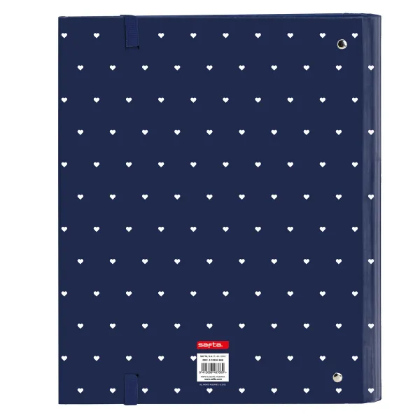 Gredzenveida stiprinājums Safta Paris Rozā Tumši Zils 27 x 32 x 3.5 cm