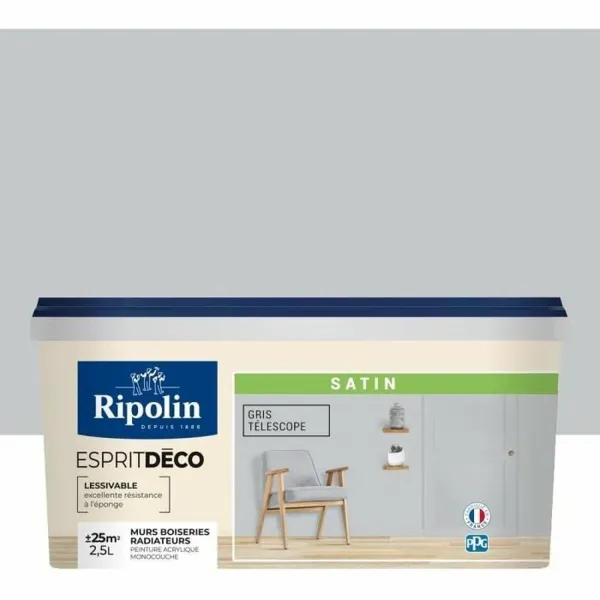 Kruntvärv Ripolin Hall Satineeritud 2,5 L
