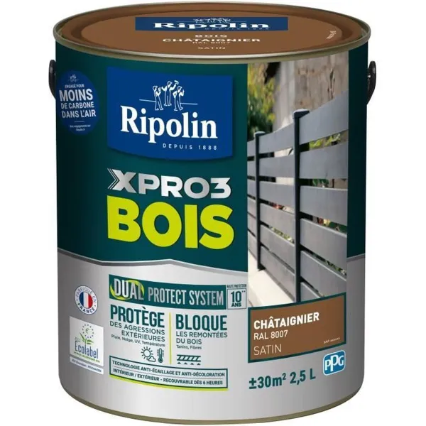 Primer Paint Ripolin Brown Satin finish