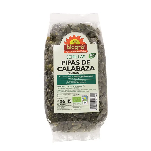 Biográ Pipas De Calabaza 500g Biogra Bio (curcubita-Austr