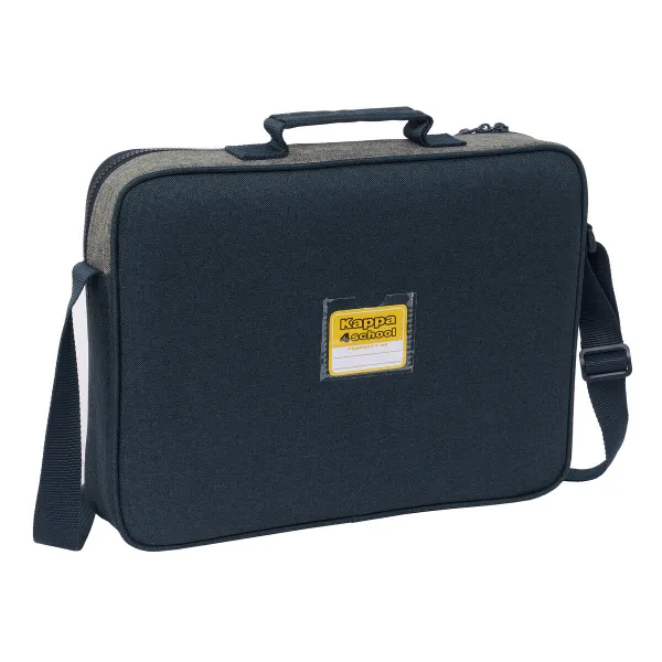 Школьный портфель Kappa Dark navy Серый Тёмно Синий 38 x 28 x 6 cm