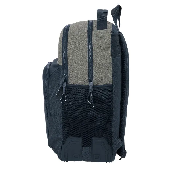 Koululaukku Kappa Dark navy Harmaa Laivastonsininen 32 x 42 x 15 cm