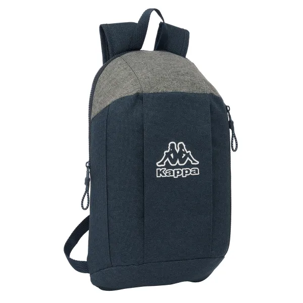 Selkäreppu Kappa Dark navy Mini Harmaa Laivastonsininen 22 x 39 x 10 cm