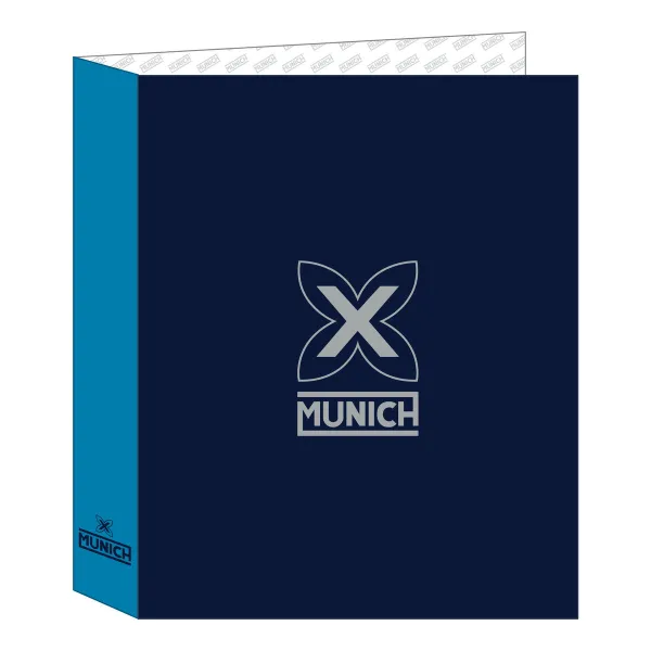 Gredzenveida stiprinājums Munich Nautic Tumši Zils A4 27 x 33 x 6 cm