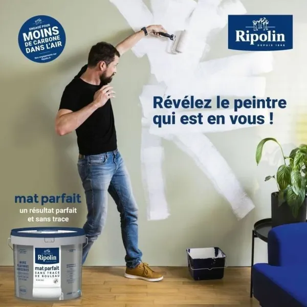Kruntvärv Ripolin Valge Matt 2,5 L