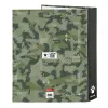 Gredzenveida stiprinājums Kelme Travel Melns Zaļš A4 27 x 33 x 6 cm