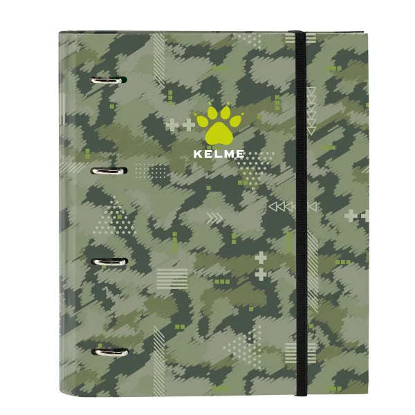 Rengaskansio Kelme Travel Musta Vihreä 27 x 32 x 3.5 cm