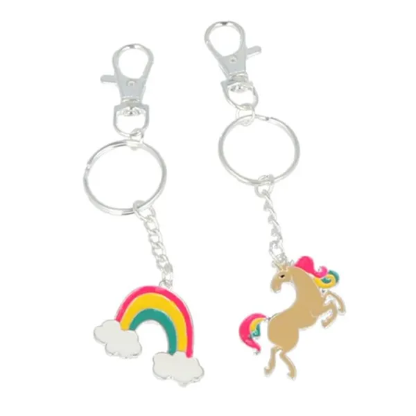 Inca Keychains BFF Unicorn And Rainbow 2 Units