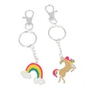 Inca Keychains BFF Unicorn And Rainbow 2 Units