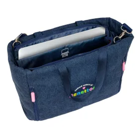 Rokassoma Benetton Denim Zils 40 x 31 x 17 cm