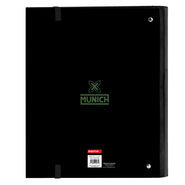 Rengaskansio Munich Caviar Musta 27 x 32 x 3.5 cm