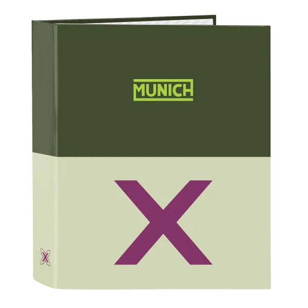 Rengaskansio Munich Bright khaki Vihreä A4 27 x 33 x 6 cm