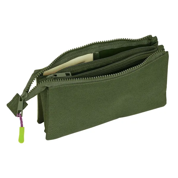 Trigubas penalas Munich Bright khaki Žalia 22 x 12 x 3 cm